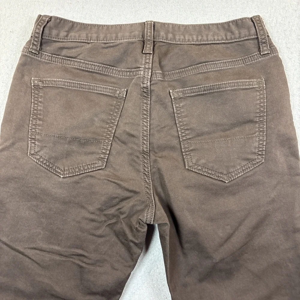 Banana‎ Republic Travel Jean Athletic Fit Jeans Men 28X28 Brown 5 Pocket 28x28